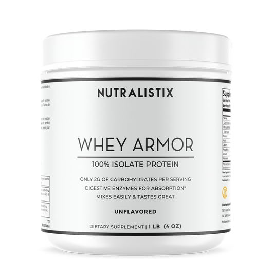 1lb Whey Armor Isolate Protein Unflavored