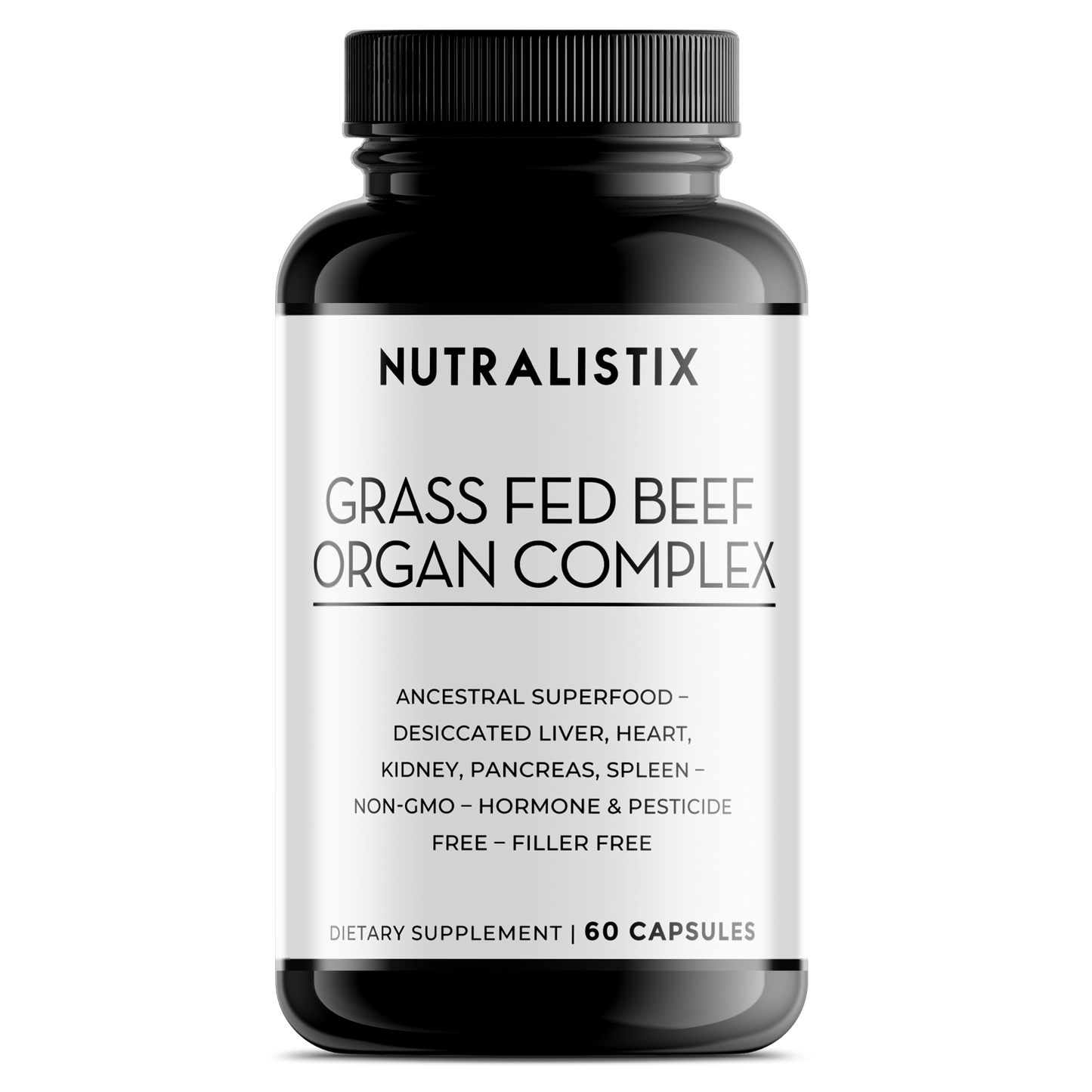 Grass Fed Beef Organ Complex – Ancestral Superfood – Desiccated Liver, Heart, Kidney, Pancreas, Spleen