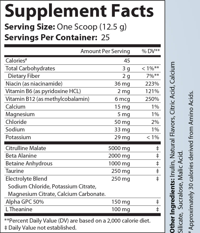 Pump Non-Stim Pre-Workout (Cherry Blast)