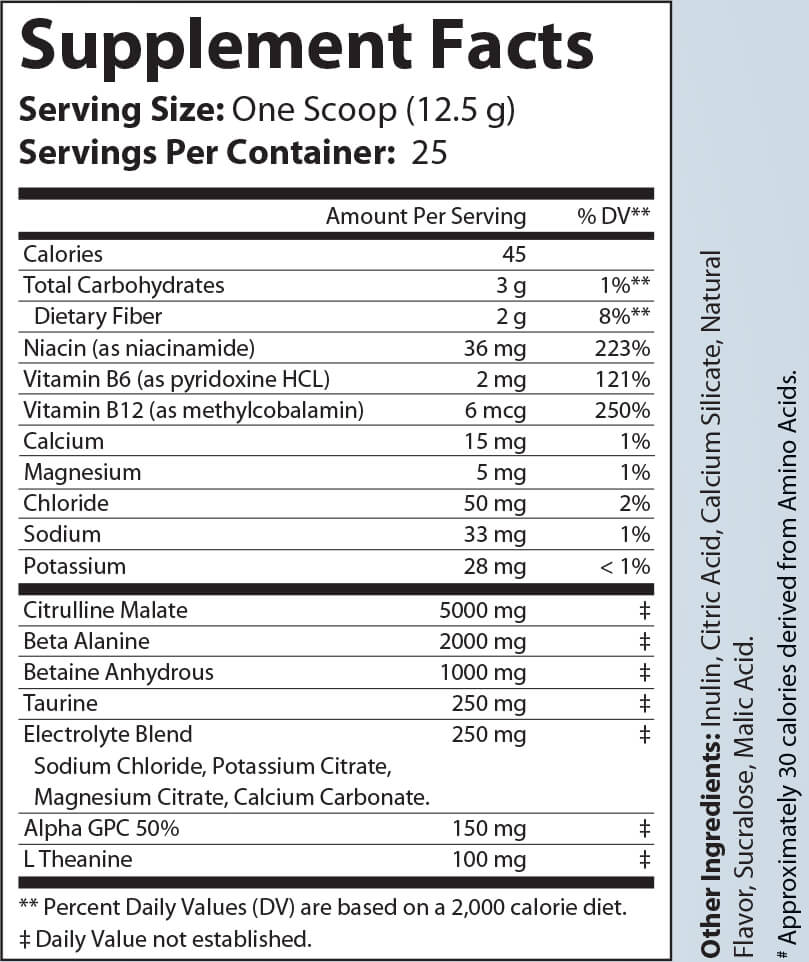 PUMP Non-Stim Pre-Workout (Pineapple)