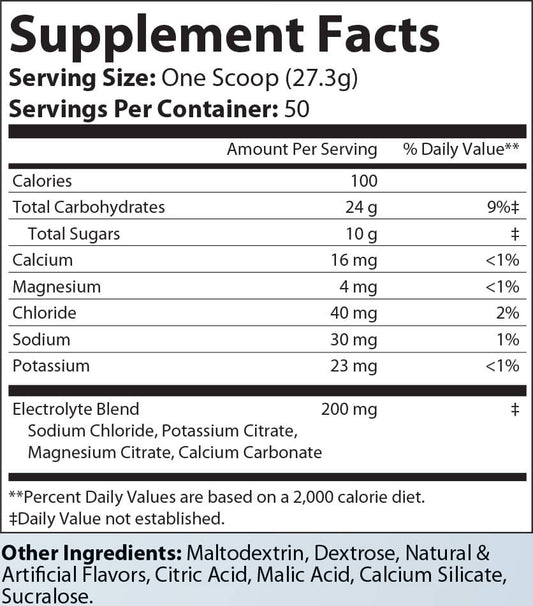 Recovery Carb + Electrolyte (Summer Punch)