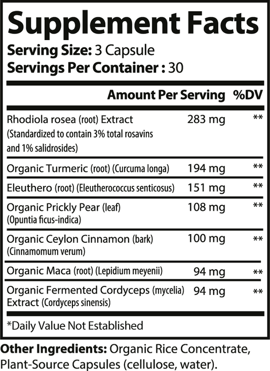 Premium Adaptogen Herb Botanicals