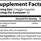 Supplement Facts